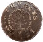 1652 Massachusetts Pine Tree Shilling Small Planchet Noe-25 R5 PCGS graded VF25