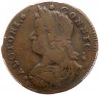 1787 Connecticut Draped Bust Left Miller 43.1-Y R2 PCGS graded VF25