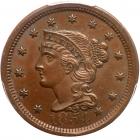 1854 N-26 R3 PCGS graded MS65 Brown, CAC Approved