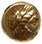 Lesbos, Mytilene. 377-326 BC. Electrum Hecte (2.55g)