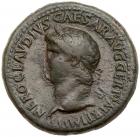 Nero. AE Sestertius (32.42 g), AD 54-68 VF