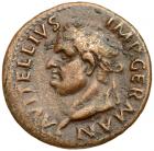 Vitellius. AE As (8.44 g), AD 69 VF