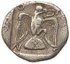 Macedonia, Olynthos. Silver Tetrobol (2.25 g), ca. 500-450 BC About VF - 2