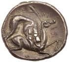 Lucania, Velia. Silver Nomos (6.35 g), 440/35-ca. 400 BC Choice VF - 2