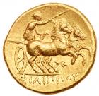 Macedonian Kingdom. Philip II. Gold Stater (8.50 g), 359-336 BC Choice VF - 2