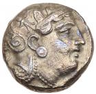 Egypt, Achaemenid Period. Sabakes. Silver Tetradrachm (16.57 g), ca. 340-333 BC