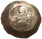 Isaac II Angelus. Electrum Aspron Trachy Nomisma (3.55 g), 1185-1195 EF - 2