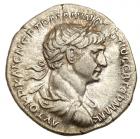 Trajan. Silver Drachm (3.31 g), AD 98-117 Choice VF