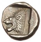 Mysia, Kyzikos. Silver Diobol (1.16 g), ca. 525-475 BC. Superb EF - 2