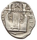 Macedonia, Chalkidian League. Silver Tetrobol (2.31 g), ca. 365 BC Choice VF - 2