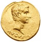 Augustus. Gold Aureus (7.81 g), 27 BC-AD 14 About VF