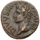 Divus Augustus. AE As (10.92 g), died AD 14 VF