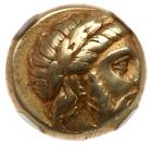 Lesbos, Mytilene. 377-326 BC. Electrum Hecte (2.57g)