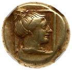 Lesbos, Mytilene. 377-326 BC. Electrum Hecte (2.55g) - 2