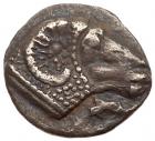 Phokis, Delphi. Silver Trihemiobol (1.09 g), mid-late 5th century BC EF