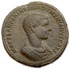 Diadumenian. AE Sestertius (21.95 g), as Caesar, AD 217-218 EF