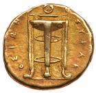 Sicily, Syracuse. Agathokles. Electrum 50 Litrai (3.46 g), 317-289 BC About VF - 2