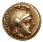 Lesbos, Mytilene. Electrum Hekte (2.46 g), ca. 377-326 BC EF