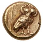 Lesbos, Mytilene. Electrum Hekte (2.46 g), ca. 377-326 BC EF - 2