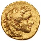 Calabria, Taras. Gold Hemistater (4.17 g), ca. 276-272 BC VF