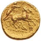 Calabria, Taras. Gold Hemistater (4.17 g), ca. 276-272 BC VF - 2