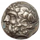 Islands off Thrace, Thasos. Silver Drachm (3.50 g), ca. 390-335 BC EF