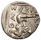 Islands off Thrace, Thasos. Silver Drachm (3.50 g), ca. 390-335 BC EF - 2