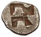 Macedonia, Eion. Silver Diobol (1.06 g), ca. 470-460 BC EF - 2