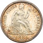 1885 Liberty Seated 10C PCGS PF67 CAM