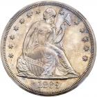 1869 Liberty Seated $1 NGC Proof 64