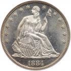 1884 Liberty Seated 50C PCGS MS65