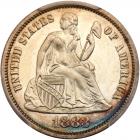 1883 Liberty Seated 10C PCGS PF64 CAM