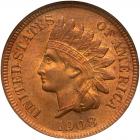 1908-S Indian Head 1C NGC MS65 RB