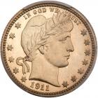 1911 Barber 25C PCGS PF66 CAM