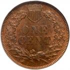 1876 Indian Head 1C NGC MS65 RB - 2