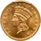 1889 $1 Gold Indian PCGS MS66