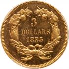 1885 $3 Gold PCGS MS63 - 2