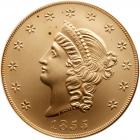 2001 Commemorative Restrike of 1855 S.S. Central America Kellogg Gold $50