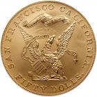 2001 Commemorative Restrike of 1855 S.S. Central America Kellogg Gold $50 - 2