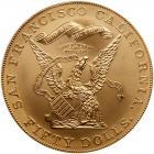 2001 Commemorative Restrike of 1855 S.S. Central America Kellogg Gold $50 - 2