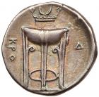 Bruttium, Kroton. Silver Nomos (7.58 g), ca. 350-330 BC VF