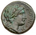 Bruttium, Rhegion. AE (8.34 g), ca. 351-280 BC EF - 2