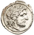 Sicily, Akragas. Punic Occupation. Silver Drachm (3.16 g), 213-211 BC Nearly Min