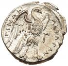 Sicily, Akragas. Punic Occupation. Silver Drachm (3.16 g), 213-211 BC Nearly Min - 2