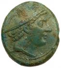 Anonymous. AE Semuncia (5.67 g), ca. 217-215 BC Choice VF