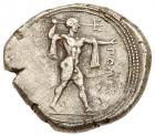 Lucania, Poseidonia. Silver Nomos (7.63 g), ca. 470-445 BC Choice VF