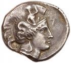 Lucania, Thourion. Silver Double Nomos (15.23 g), ca. 400-350 BC VF