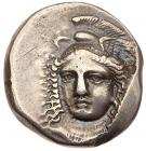 Lucania, Velia. Silver Nomos (6.99 g), ca. 334-300 BC Fine