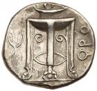 Bruttium, Kroton. Silver Nomos (7.32 g), ca. 425-350 BC Choice VF - 2