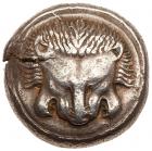 Sicily, Zankle-Messana. Samian occupation. Silver Tetradrachm (17.23 g), 494/3-490/89 BC